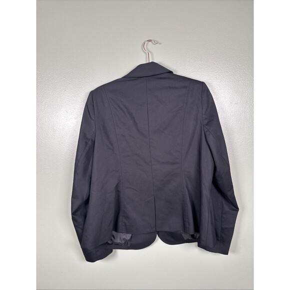 Lane Bryant Two Button‎ Black Blazer Double Weave Stretch Size 16 NWT $79 - Picture 2 of 8